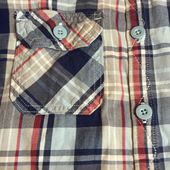 Women’s Superdry Plaid Button Down sz Large EUC - Picture 4 of 9